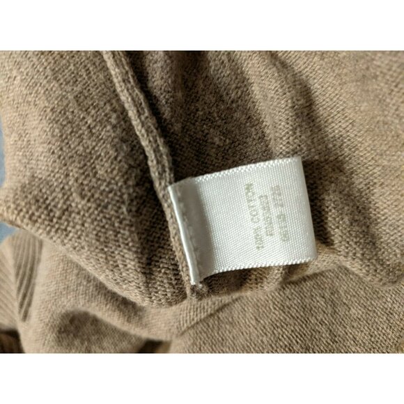 CJ Banks Size X Knit Top Blouse Shirt Brown Tan Knit Pull-Over - Picture 5 of 6